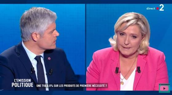 Clash entre Marine Le Pen et Laurent Wauquiez (Vidéo)