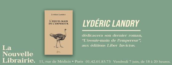 Rencontre avec Lydéric Landry à La Nouvelle Librairie