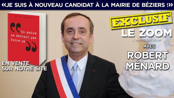 Robert Ménard :"Je suis à nouveau candidat à la mairie de Béziers !" (Zoom)