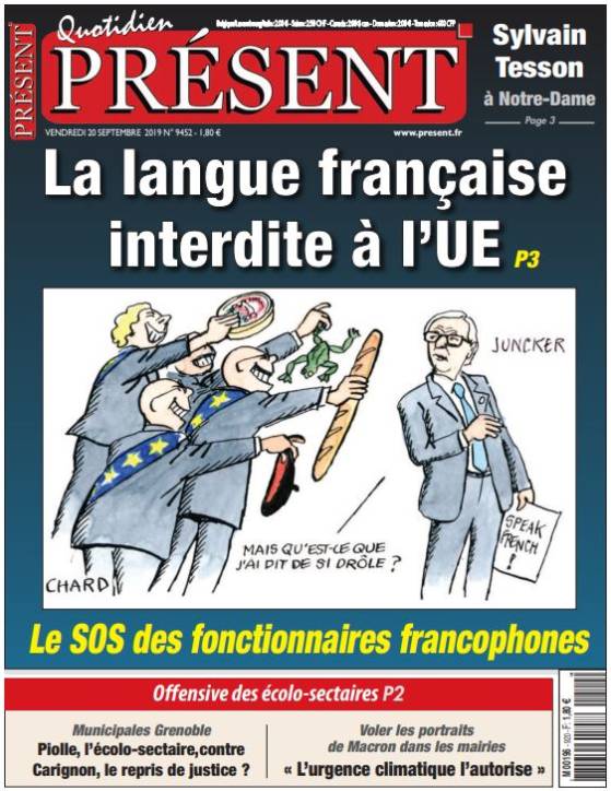 Union européenne – Contre-offensive pour la langue française (Présent)