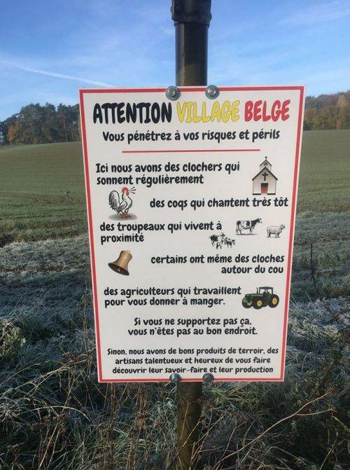 La réponse d'un agriculteur belge à un voisin qui se plaint du bruit de son tracteur