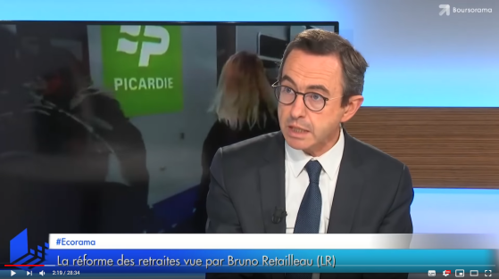 Bruno Retailleau (LR) : “L’objectif de Macron : mettre la main sur les 160 milliards d’excédent des régimes privés !” (Vidéo)