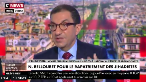 [VIDÉO] "Le gouvernement doit s'occuper de la sécurité des français, pas du bien-être des djihadistes !" - Jean Messiha (CNews)