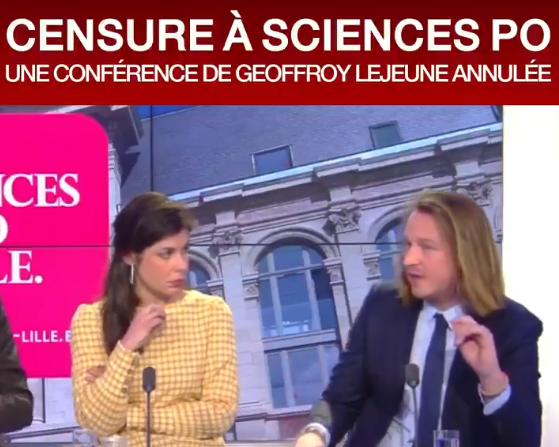 Sciences Po Lille censure une conférence avec Geoffroy Lejeune et Charles Consigny sous la pression de syndicats de gauche