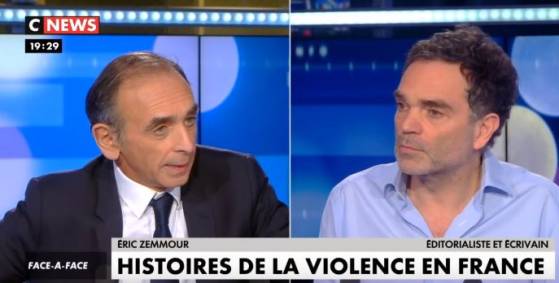 Eric Zemmour face à Yann Moix : « Vous ne voyez pas le drame de ceux qui subissent les migrants (…) Vous défendez des envahisseurs ! » (Vidéo)