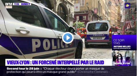 Lyon : un individu "proche des milieux islamistes"  blesse un homme à l'arme blanche en pleine rue