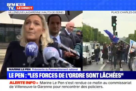 Marine Le Pen (RN): "Il n'y a pas de problème de violences policières, il y a des défaillances personnelles" (Vidéo)