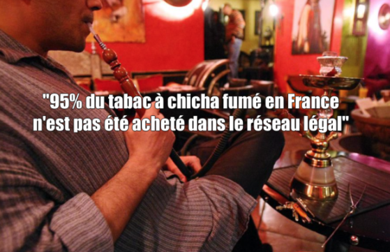 «On estime que 95% du tabac à chicha fumé en France n’est pas été acheté dans le réseau légal », assure le président du syndicat des buralistes d’Ile-de France