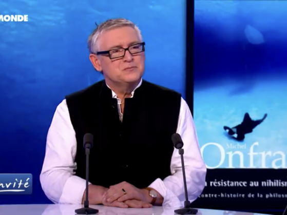 Michel Onfray sur TV5 Monde: "Ces gens-là m'insultent parce que je leur fais peur" (Vidéo)
