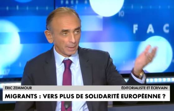 Eric Zemmour : “L’immigration change la composition d’un peuple. C’est un crime contre les peuples européens, ça va finir en bain de sang ! (…) Faisons un référendum !” (Vidéo)