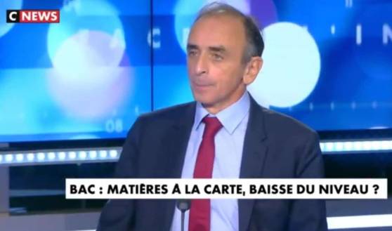 Eric Zemmour : « Le niveau de l’école en France est catastrophique » (Vidéo)