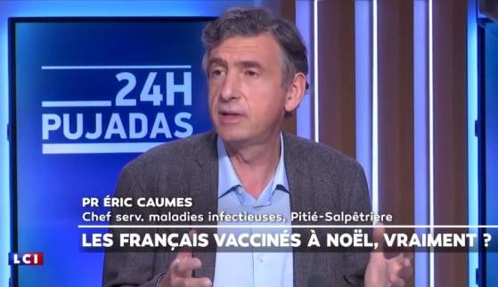 Le Pr. Éric Caumes invité de David Pujadas au sujet des vaccins contre la Covid-19 : « Nous allons beaucoup trop vite » (Vidéo)