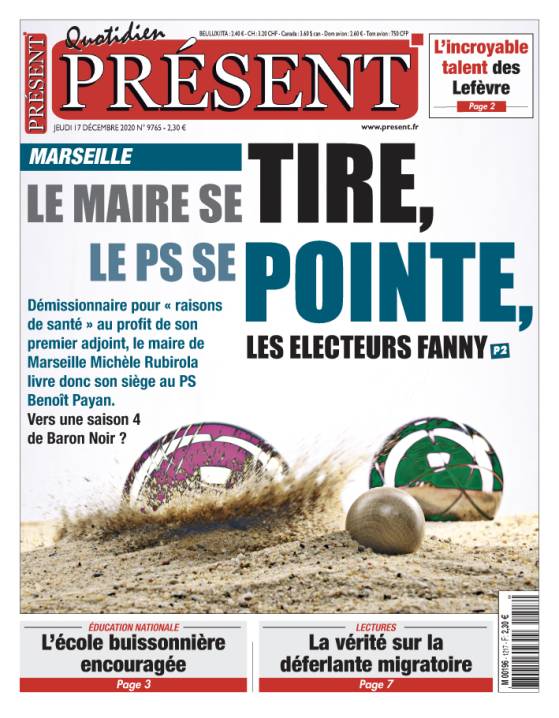 Présent - Marseille : le maire se tire, le PS se pointe