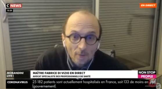 Long dîner à l'Elysée: l'avocat Fabrice Di Vizio annonce qu'il va porter plainte pour violation du couvre-feu (Vidéo)