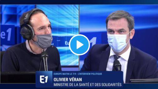 Olivier Véran annonce que la campagne de vaccination anti-Covid débutera "en fin de Week-end prochain" (Vidéo)