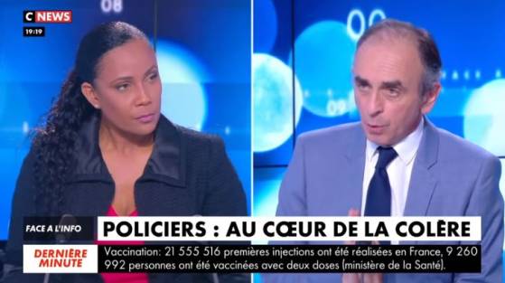 Eric Zemmour : “J’étais à la manif des policiers. J’ai senti une population qui s’émancipait de la doxa dominante (…) Mélenchon préfère manifester avec les Traoré et les islamogauchistes qui veulent abattre la France” (Vidéo)