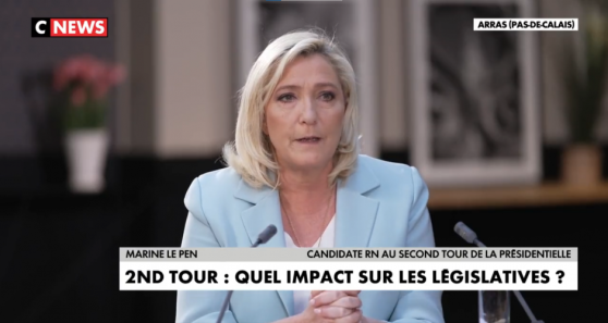 Marine Le Pen revient sur l'instauration de la proportionnelle aux élections législatives : "Emmanuel Macron s'était engagé à mettre en place la proportionnelle, il a rompu sa promesse"