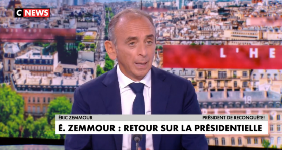 Eric Zemmour, président de Reconquête dénonce une "alliance objective" entre LFI et Renaissance : "Emmanuel Macron prépare le monde de Jean-Luc Mélenchon"