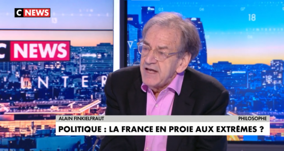 Alain Finkielkraut philosophe : "La France insoumise me paraît plus toxique aujourd'hui que le Rassemblement national"