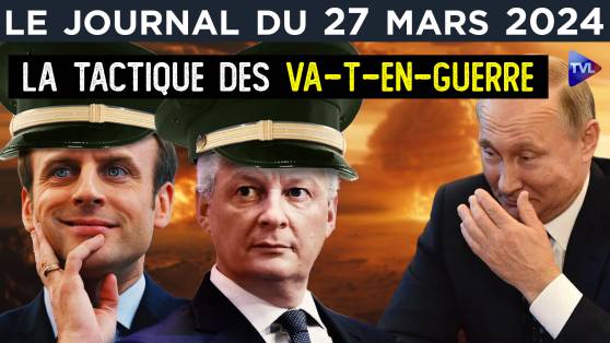 Macron dégaine l’économie de guerre - JT du mercredi 27 mars 2023